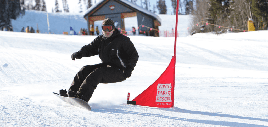 Winterpark Snowboard Racing